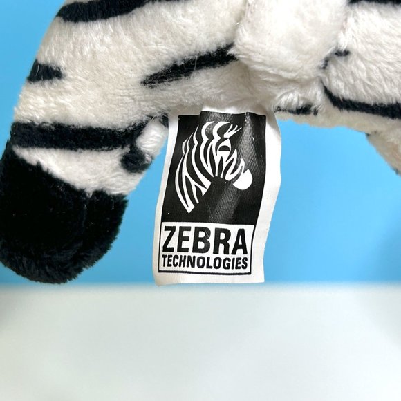 RARE Promotional Advertising Zebra Technologies 6.5" Plush Stuffed Animal‎ Toy - Picture 4 of 6